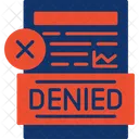 Denied Declined Document アイコン