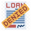 Denied Loan Rejected アイコン