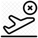 Departure Flight Cancel Departure Flight Flight Cancel Icon