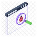 Verificacao De Virus Deteccao De Virus Deteccao De Bugs Ícone