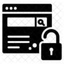 Desbloquear Sitio Web Contrasena De Cuenta Contrasena De Usuario Icono