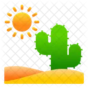 Desert Cactus Nature Icon