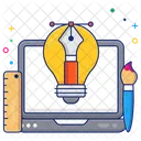 Design Idea Innovation Bright Idea Icon