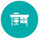 Desk Drawer Furniture Icon