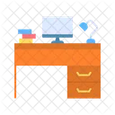 Desk Workplace Workstation Icon