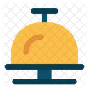 Desk Bell Reservation Hotel Service Icon