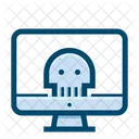 Desktop Infektion Malware Symbol