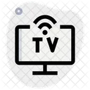 Desktop Tv Wireless Icon