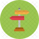 Destination Directions Road Icon