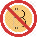 Detener bitcoin  Icono