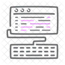 開発、入力、キーボード アイコン