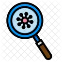 Devirus Virus Magnifying Icon