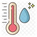 Dew Point Humiditymeter Temperature Meter Icon