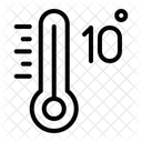 Dez Celsius Temperatura Ícone
