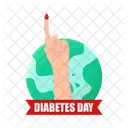 Diabetes Health Day Symbol