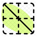 Diagonal Down Border  Icon