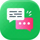 Dialog Communication Study Icon