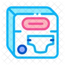 Diaper Set Design Icon