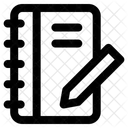 일기 노트 수첩 아이콘