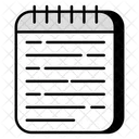 Diary Notebook Notepad Icon