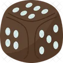 Dice Number Lucky Icon