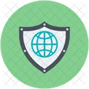 Digital Security Globe Icon