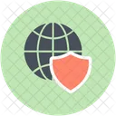 Digital Security Globe Icon