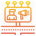 광고판 디지털 브랜딩 아이콘
