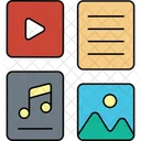 Digital Content Icon Icon