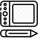 디지털 드로잉 예술 디자인 아이콘
