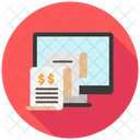 Digital Invoice Billing Finance Icon