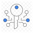 Digital Key Access Security Authentication Mechanisms Icône