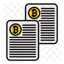 Blockchain Cryptocurrency Transaction Icon