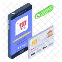 Mobile Payment Shopping Payment Card Payment Icon