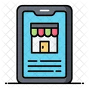 Digital shopping  Icon