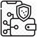 디지털 지갑 보호  아이콘