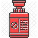 Digitoxin Medicine Bottle Icon