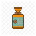 Digitoxin Medicine Bottle Icon