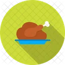 Dinner Roast Chicken Icon