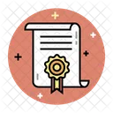 Diploma Certificate Degree Icon