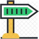 Direction Post Sign Icon