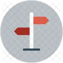 Direction Post Sign Icon