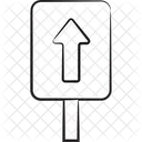 Direction Arrow Road Sign Icon