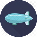 Dirigible Aire Globo Icono