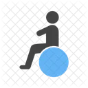 Disabled man  Icon