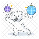 Club Dance Disco Dance Dancing Bear Symbol