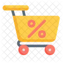 Discount Cart  Icon