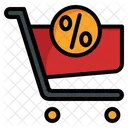 Discount Cart  Icon