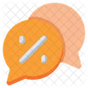 Discount Chat  Icon