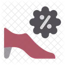 Discount Heels Black Friday Sale Icon